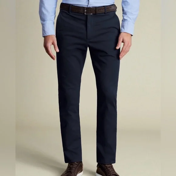 Charles Tyrwhitt Ultimate Non-Iron Chinos - Navy